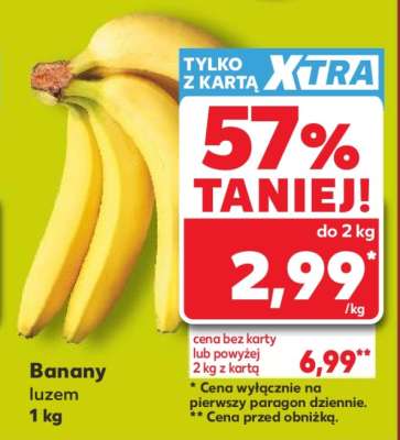 Banany luzem 1 kg