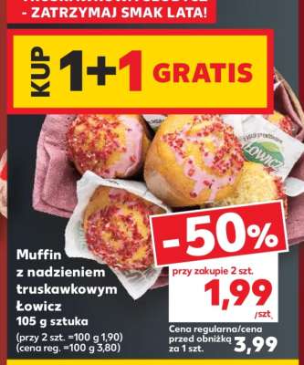Muffin z nadzieniem truskawkowym Łowicz