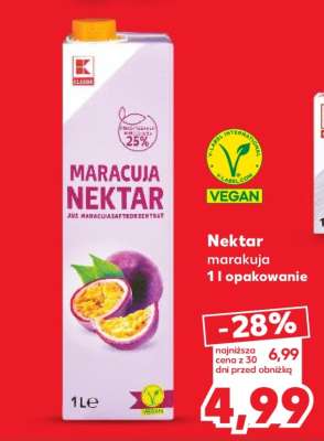 Nektar marakuja 1 l opakowanie