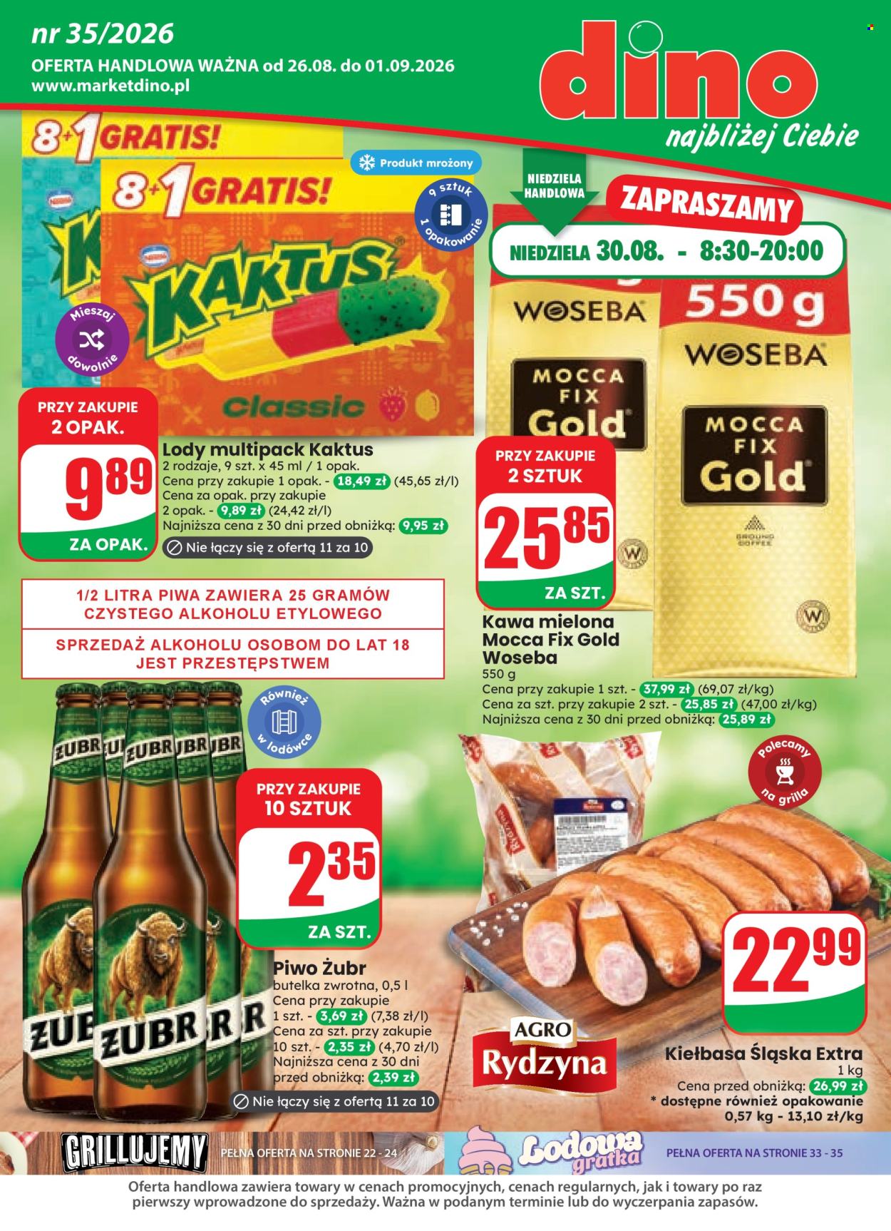 Gazetka Dino - 26.08.2026 - 1.09.2026. Strona 1