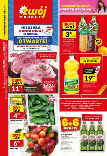 thumbnail - Gazetka Twój Market - Gazetka regularna 35/26