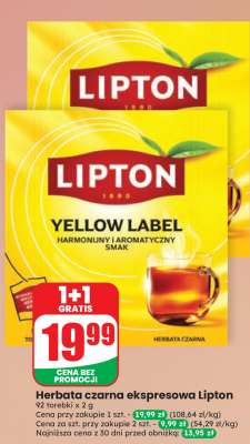 Herbata czarna ekspresowa Lipton