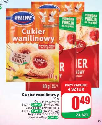 CUKIER WANILINOWY