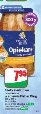 Filety śledziowe opiekane w zalewie Fisher King