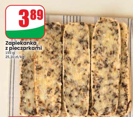 Zapiekanka z pieczarkami