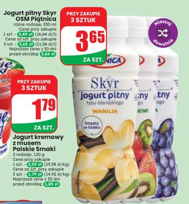 Jogurt pitny Skyr OSM Piątnica