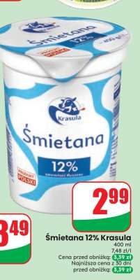 Śmietana 12% Krasula