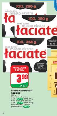 Masło ekstra 83% Łaciate