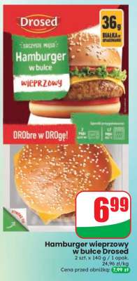 Hamburger wieprzowy w bułce Drosed