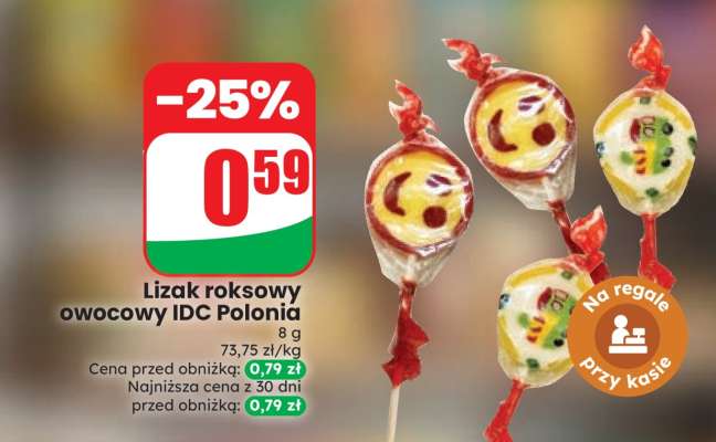 Lizak roksowy owocowy IDC Polonia