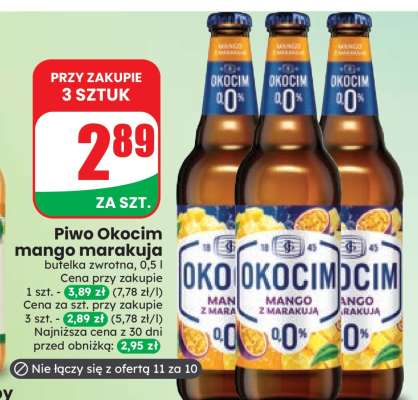 Piwo Okocim mango marakuja