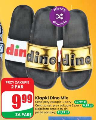 Klapki Dino Mix