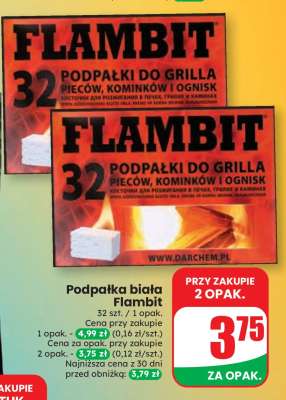 Podpałka biała Flambit