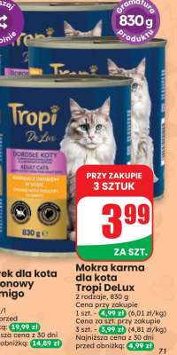 Mokra karma dla kota Tropi DeLux