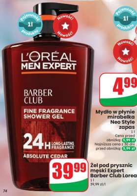 żel pod prysznic męski Expert Barber Club Loreal
