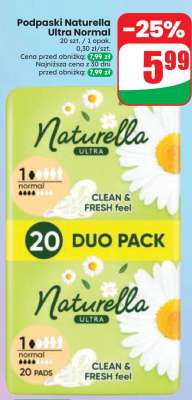 Podpaski Naturella Ultra Normal