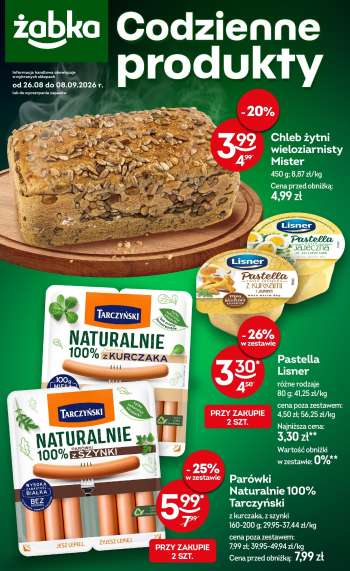 Gazetka Żabka - 26.08.2026 - 8.09.2026.