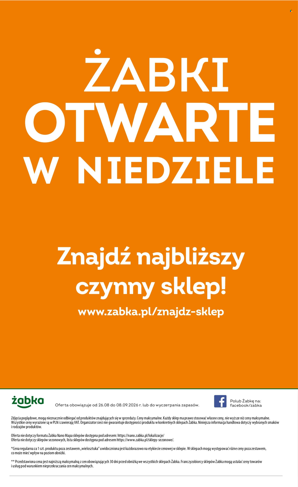 Gazetka Żabka - 26.08.2026 - 8.09.2026. Strona 16