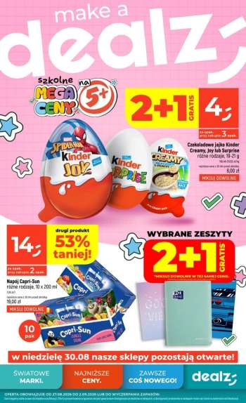 Gazetka Dealz - 27.08.2026 - 2.09.2026.