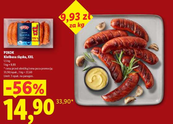 PIKOK Kiełbasa śląska, XXL