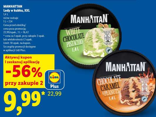 MANHATTAN Lody w kubku, XXL