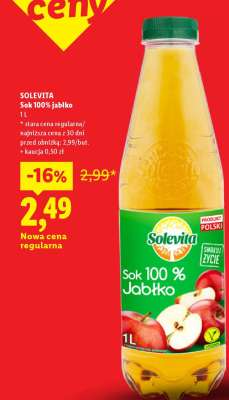 Solevita Sok 100% Jabłko