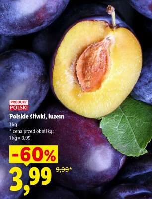 Polskie śliwki, luzem