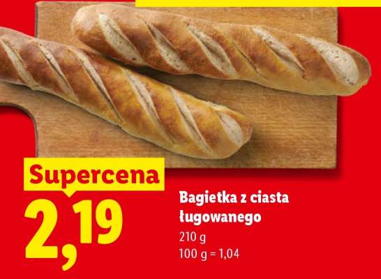 Bagietka z ciasta ługowanego