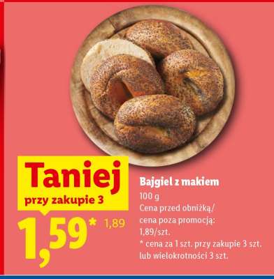 Bajgiel z makiem