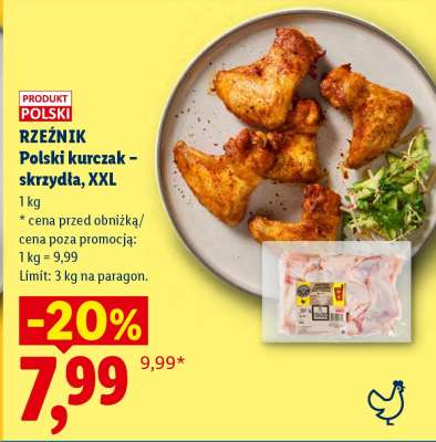 Rzeźnik Polski kurczak – skrzydła, XXL
