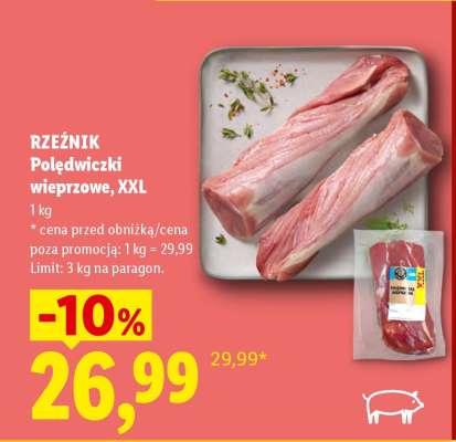 Rzeźnik Polędwiczki wieprzowe, XXL