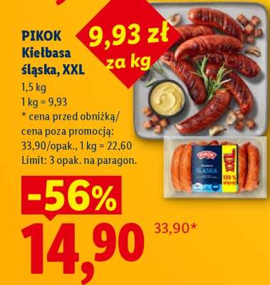 PIKOK Kiełbasa śląska, XXL