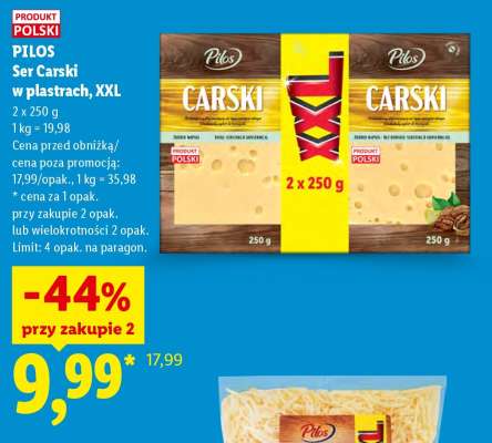 PILOS Ser Carski w plastrach, XXL