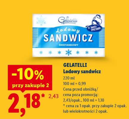 GELATELLI Lodowy sandwicz