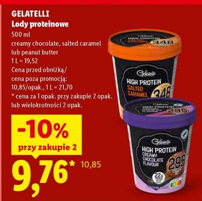 GELATELLI Lody proteinowe