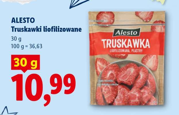 ALESTO Truskawki liofilizowane