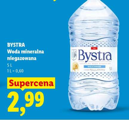 BYSTRA Woda mineralna niegazowana