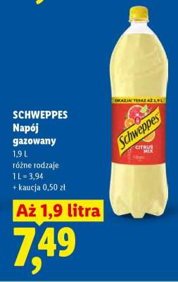Schweppes napój gazowany