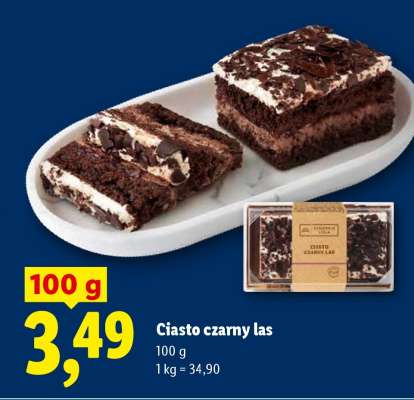 Ciasto czarny las
