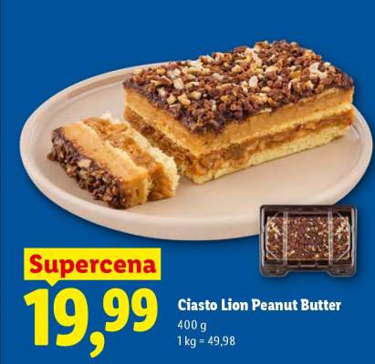 Ciasto Lion Peanut Butter