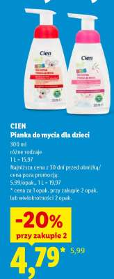 Cien Pianka do mycia dla dzieci
