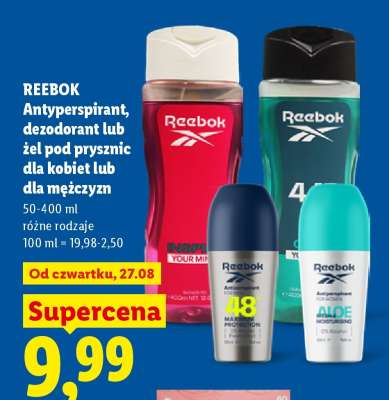 REEBOK Antyperspirant, dezodorant lub żel pod prysznic