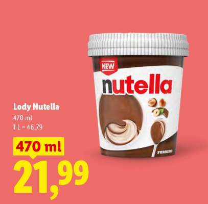 Lody Nutella