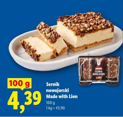 Sernik nowojorski Made with Lion