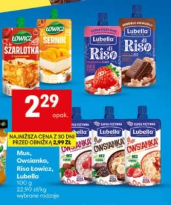 Mus, Owsianka, Riso Łowicz, Lubella
