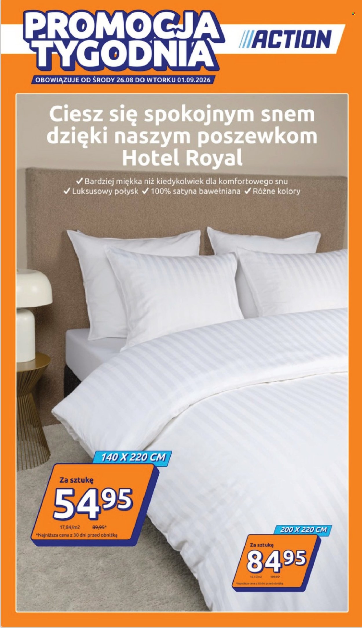 Gazetka Action - 26.08.2026 - 1.09.2026. Strona 1