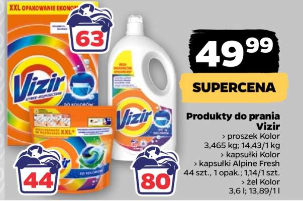 Produkty do prania Vizir