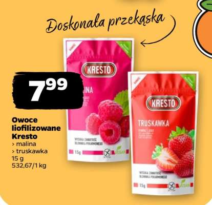 Owoce liofilizowane Kresto