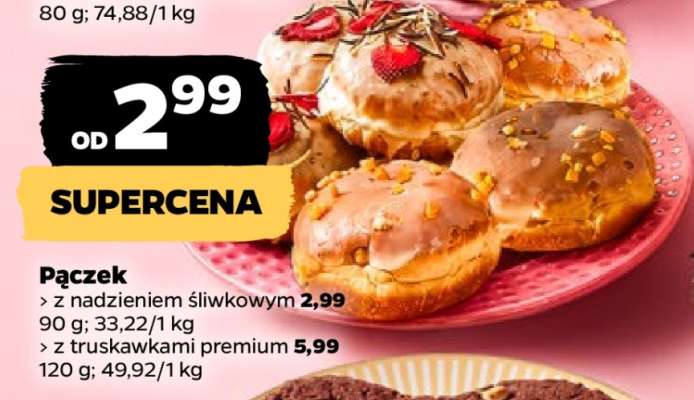 Pączek z nadzieniem śliwkowym
