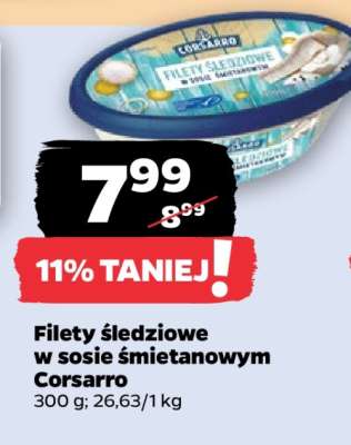 Filety śledziowe w sosie śmietanowym Corsarro